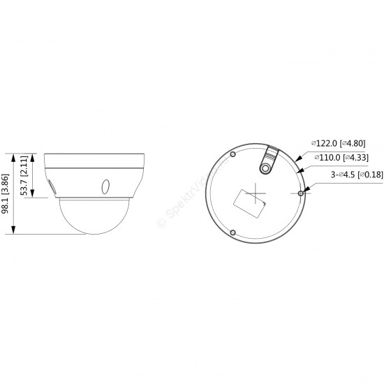 Dahua DH-IPC-HDPW1431R1P-A-0280B Dahua DH-IPC-HDPW1431R1P-A-0280B