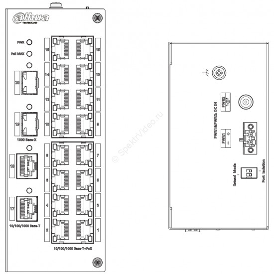 Dahua DH-HS3220-16GT-190 Dahua DH-HS3220-16GT-190