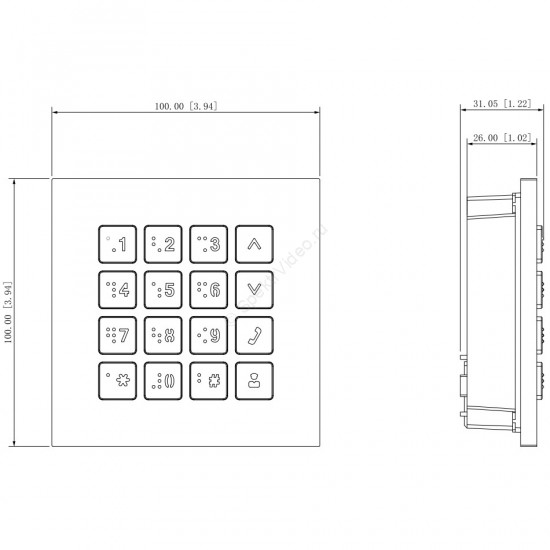 Dahua DHI-VTO4202F-MK