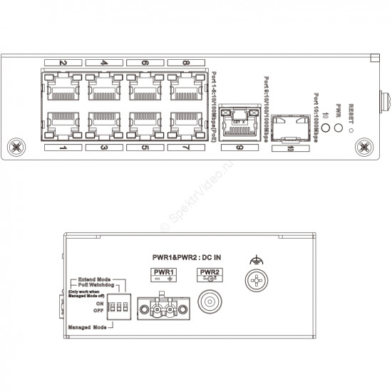 Dahua DH-CHS4110-8ET-110
