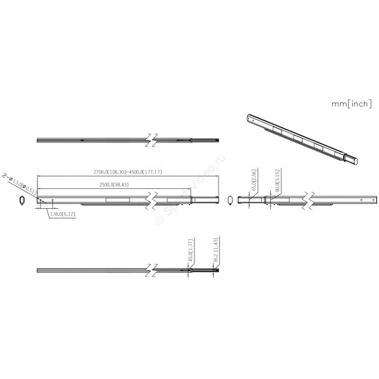 Dahua IPMECD-0162-M2745 - телескопическая стрела 2.7м-4.5м