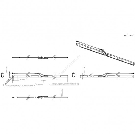 Dahua IPMECD-0261-M1515 - складная стрела 1.5м-1.5м