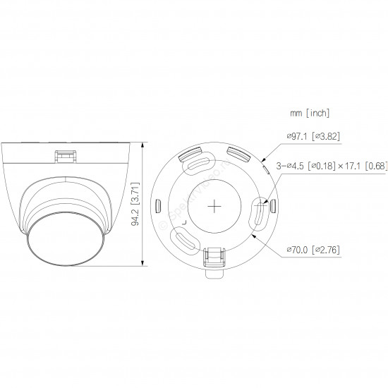 Dahua DH-HAC-HDW1239TLQP-A-LED-0360B-S3 Dahua DH-HAC-HDW1239TLQP-A-LED-0360B-S3