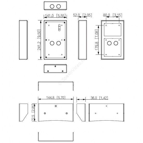 Dahua VTM26R2 - защитный козырёк