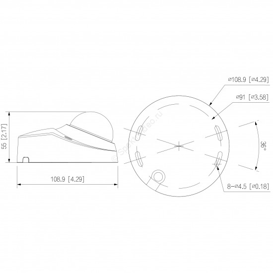 Dahua DH-IPC-HDBW2249FP-AS-IL-0360B Dahua DH-IPC-HDBW2249FP-AS-IL-0360B