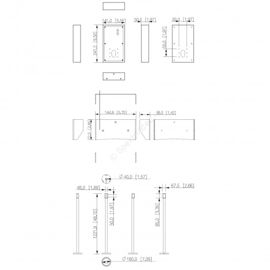 Dahua VTM30R2 - защитный козырёк