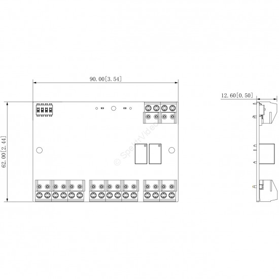 Dahua DHI-ARM808-RS - модуль расширения тревожных входов Dahua DHI-ARM808-RS - модуль расширения тревожных входов