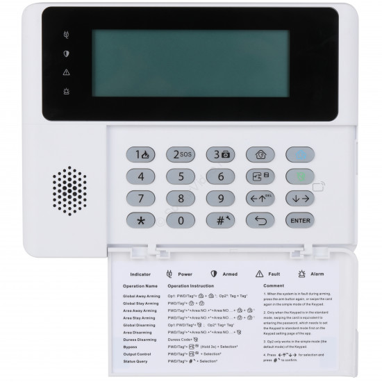 Dahua DHI-ARK32C-RW2(868) - проводная ЖК-клавиатура
