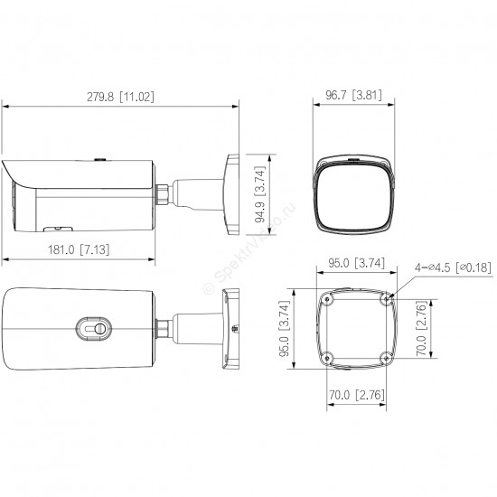 Dahua DH-IPC-HFW5259E1P-ZE-IL Dahua DH-IPC-HFW5259E1P-ZE-IL