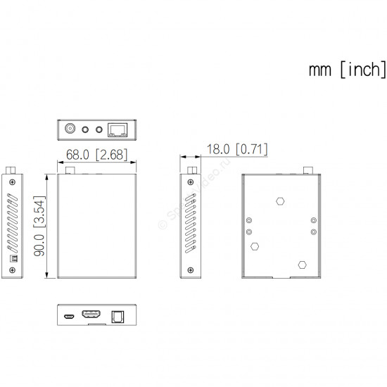 Dahua DH-PFM703-4K - удлинитель HDMI