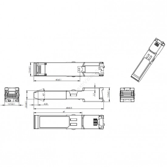 Dahua GSFP-RJ45 - модуль RJ45 1000BaseT SFP