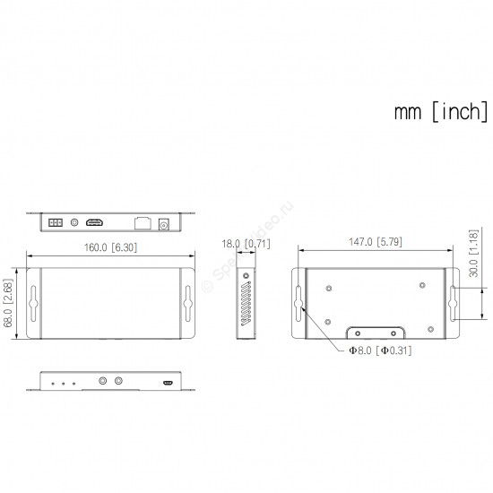 Dahua DH-PFM707-4K - удлинитель HDMI Dahua DH-PFM707-4K - удлинитель HDMI