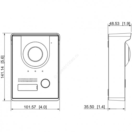 Dahua VTM05R - защитный козырёк Dahua VTM05R - защитный козырёк