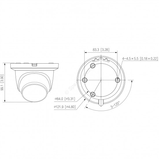 Dahua DH-IPC-HDW2849TMP-S-IL-0360B Dahua DH-IPC-HDW2849TMP-S-IL-0360B