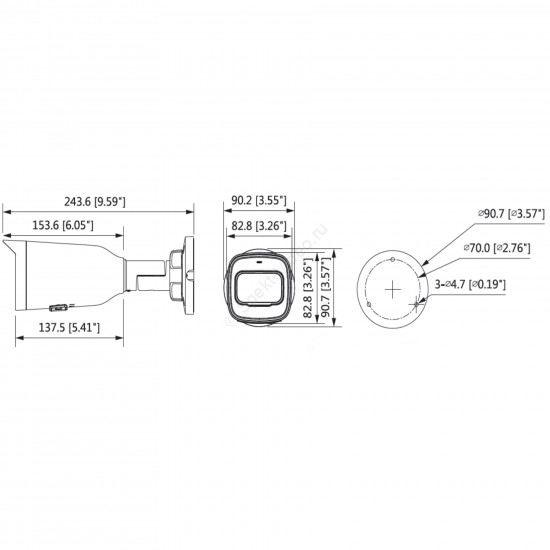 Dahua DH-IPC-HFW1431T1P-ZS-S4