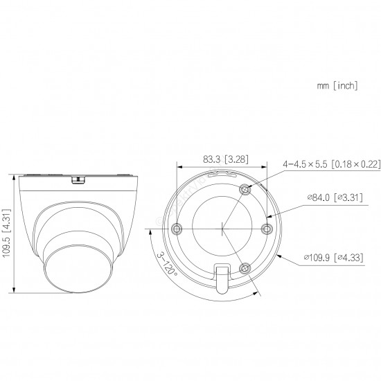 Dahua DH-IPC-HDW2249TP-S-LED-0280B-PRO Dahua DH-IPC-HDW2249TP-S-LED-0280B-PRO