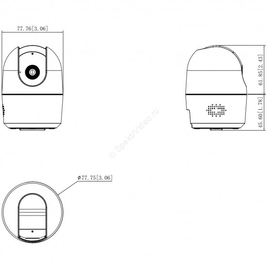 Dahua DH-H3AS - мини-PT IP-видеокамера с Wi-Fi Dahua DH-H3AS - мини-PT IP-видеокамера с Wi-Fi