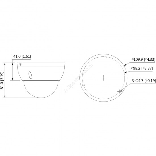 Dahua DH-IPC-HDBW3249EP-AS-NI-0280B