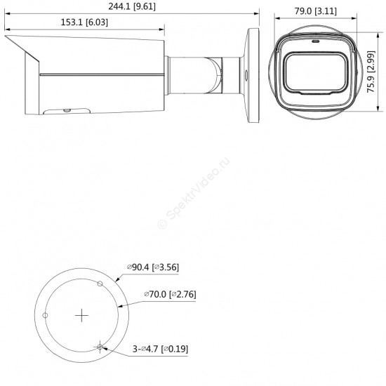 Dahua DH-IPC-HFW1431TP-ZS-S4