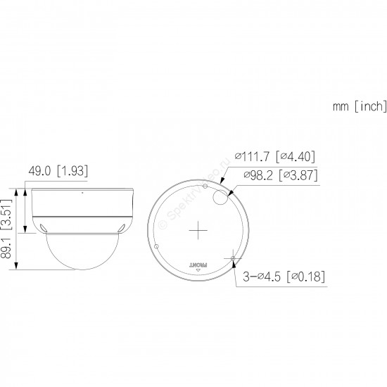 Dahua DH-IPC-HDBW3249EP-S-IL-0280B Dahua DH-IPC-HDBW3249EP-S-IL-0280B