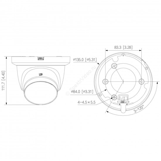 Dahua DH-IPC-HDW2449THP-S-LED-0360B-PROX